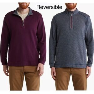 Tommy Bahama Alpine View Reversible Half Zip
Pullover
